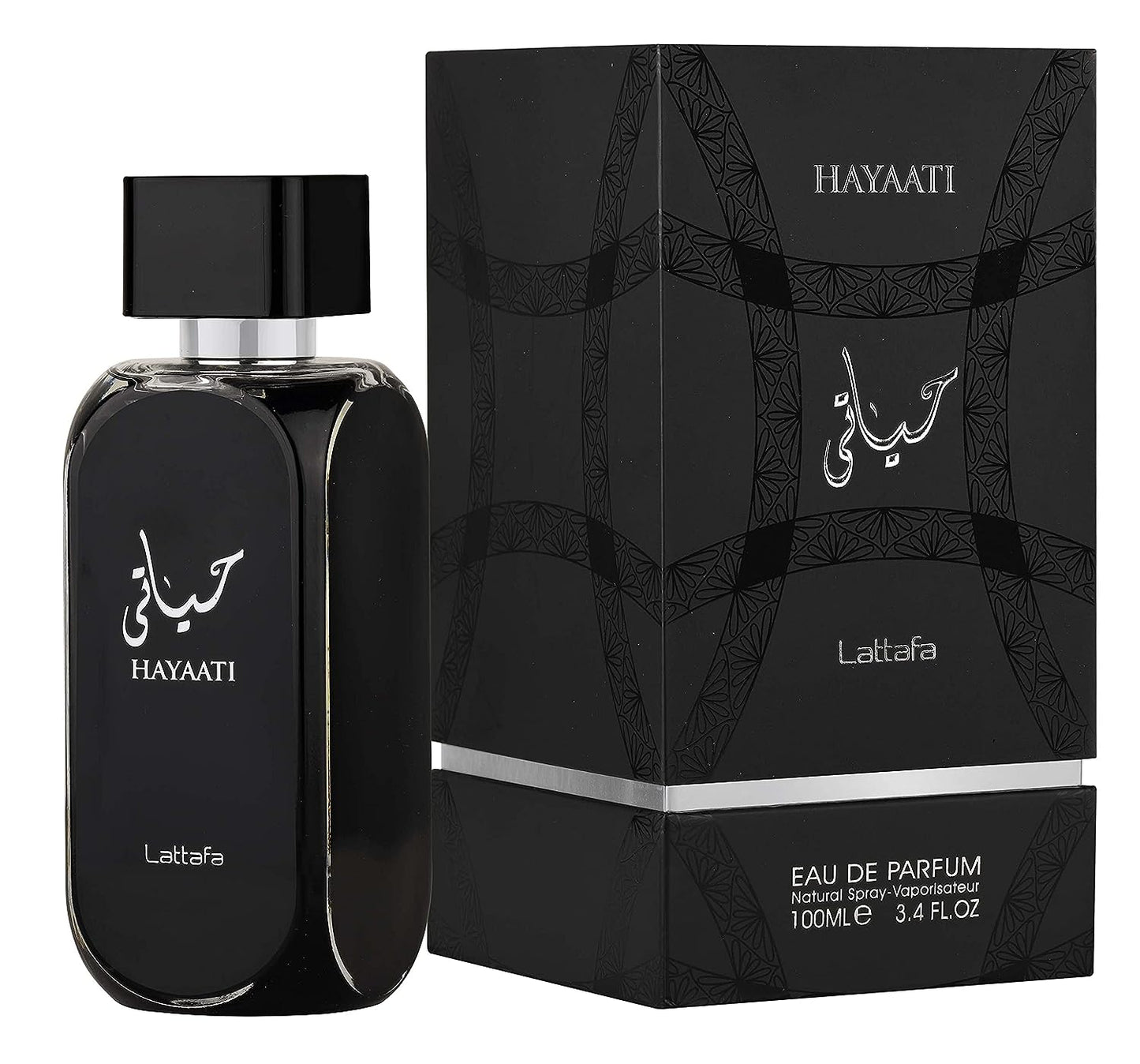 Lattafa Perfumes Hayaati Eau de Parfum Spray for Men, 3.4 Ounce